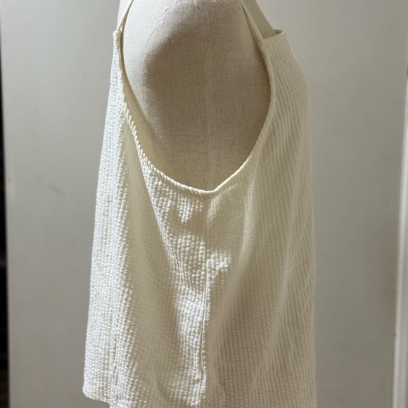 Madewell Seersucker Apron Tank Top - Picture 4 of 7